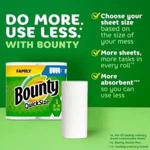Bounty Classic tissues Orignal absorbent and easy dispose