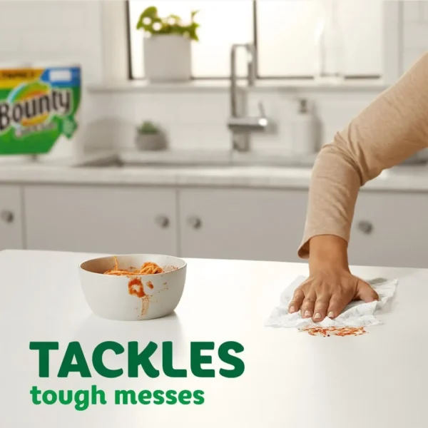 Bounty Classic tissues Orignal absorbent and easy dispose - Image 4