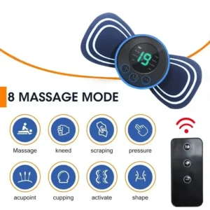 Body Massager,Wireless Portable Neck Massager with 8 Modess